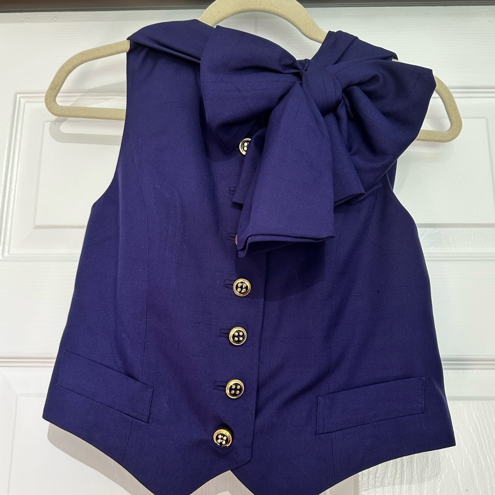 Marc Jacobs Purple Vest with Bow